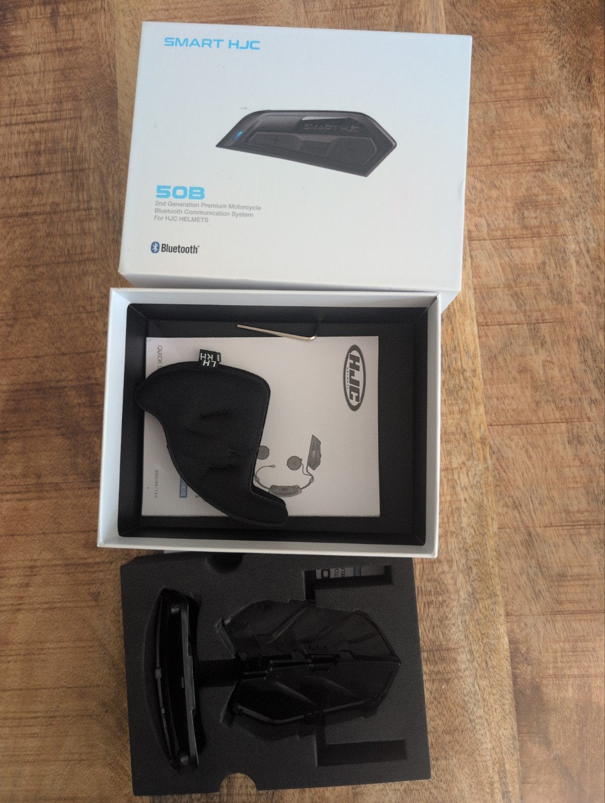Smart HJC 50B Bluetooth Communicatiesysteem, Nieuw met kaartje, Systeemhelm, Ophalen of Verzenden, XL