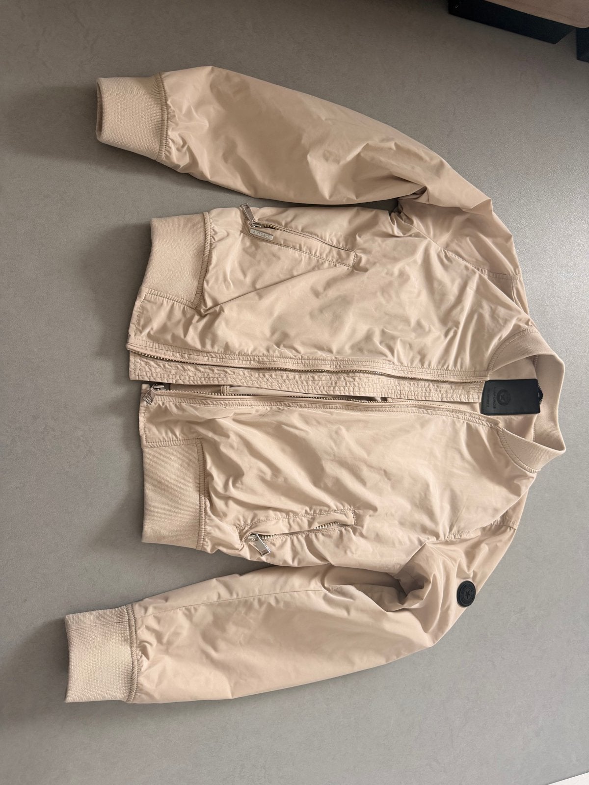 Airforce Bomberjack Maat S - Zo goed als nieuw, Ophalen of Verzenden, Zo goed als nieuw, Maat 36 (S), Beige
