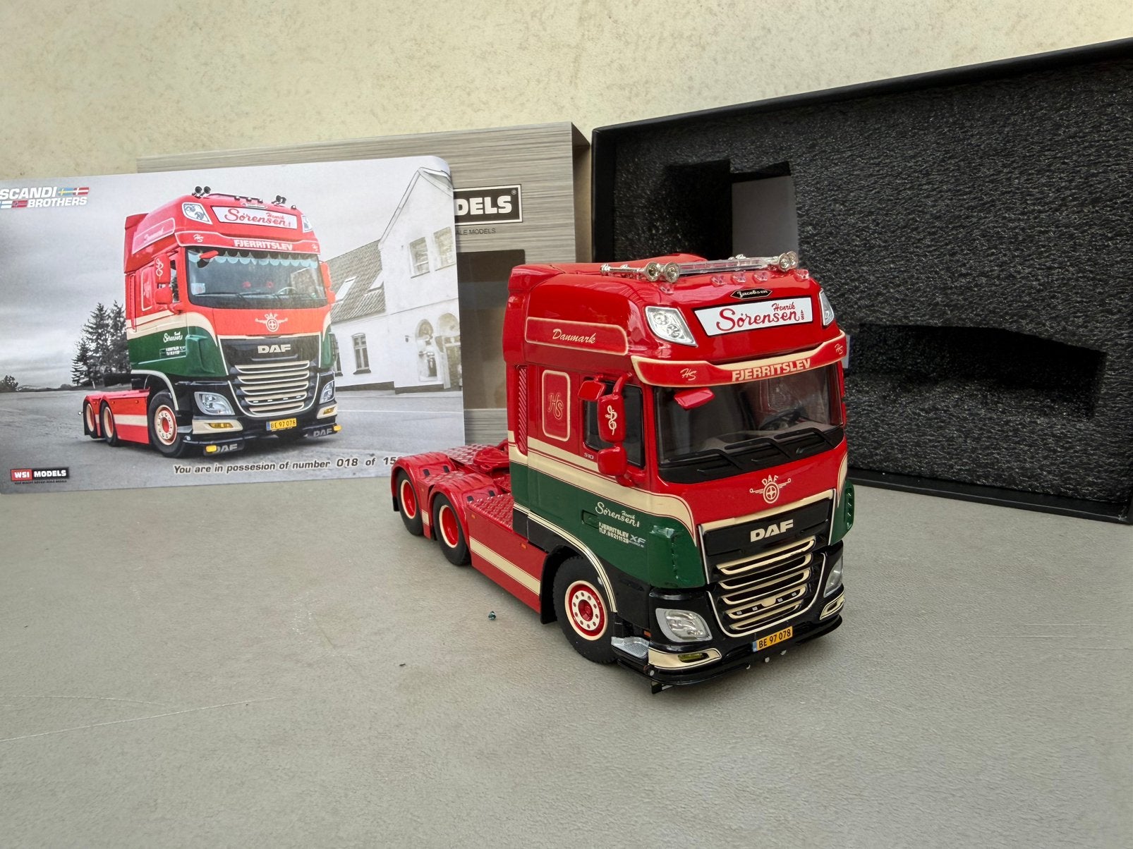 1/50 WSI DAF HENDRIK SORENSEN VA-1, Ophalen of Verzenden, Nieuw, Bus of Vrachtwagen, Wsi
