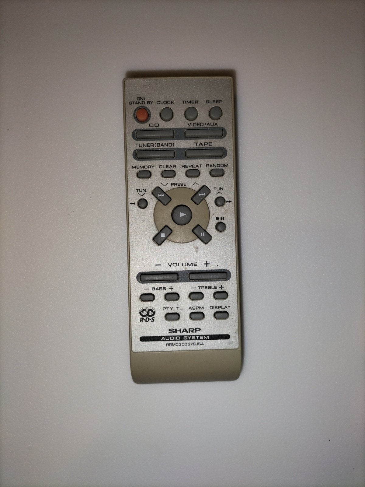 Originele Sharp RRMCG0057SJSA Afstandsbediening Audio, Ophalen of Verzenden, Gebruikt, Origineel, Receiver of Versterker