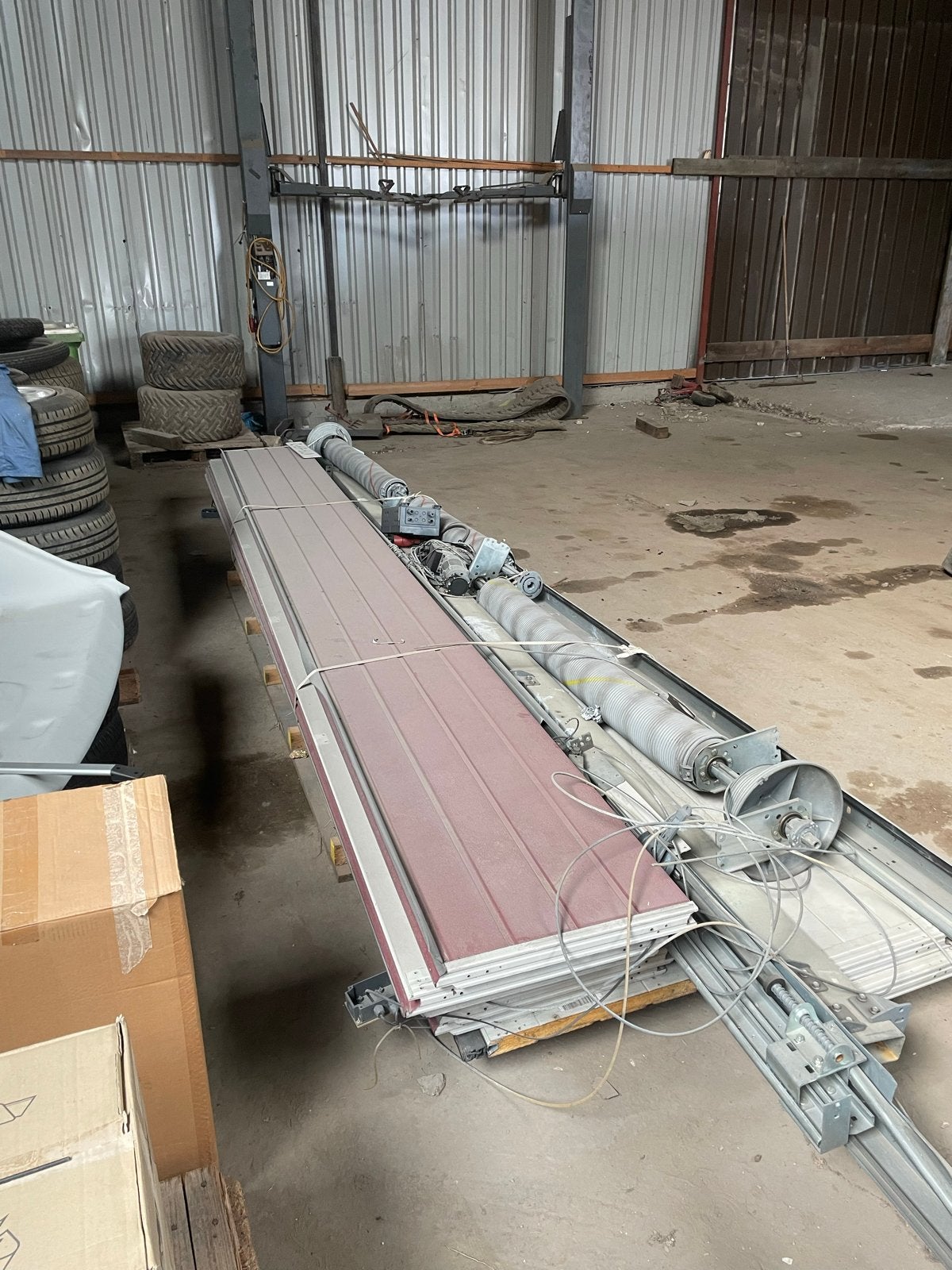 Grote elektrische overhead deur 4860x4500, Ophalen, Gebruikt, Garagedeur, Schuifdeur
