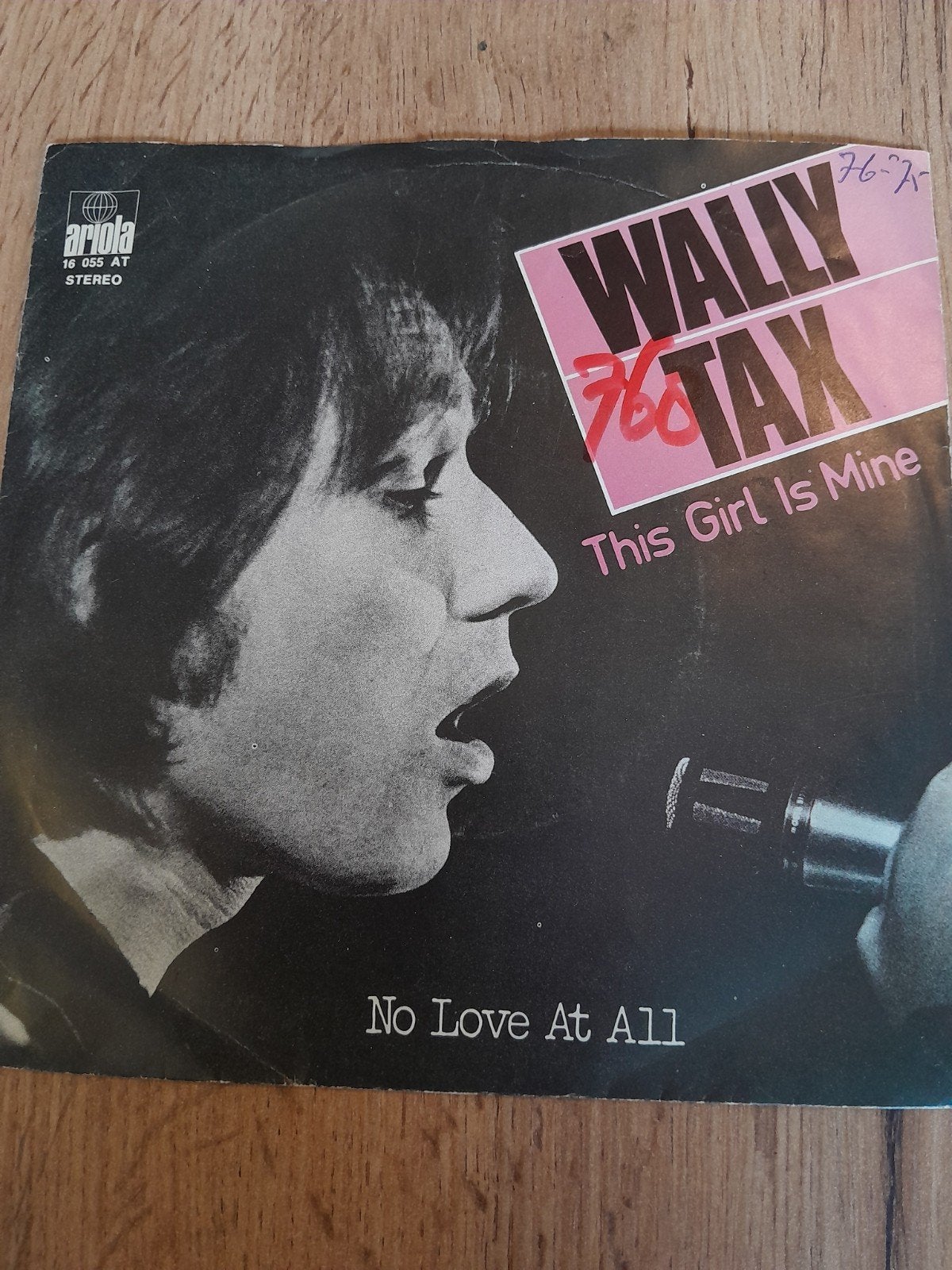 wally tax 7 inch yhis girl ls mine, Cd's en Dvd's, Ophalen of Verzenden, Zo goed als nieuw, Pop