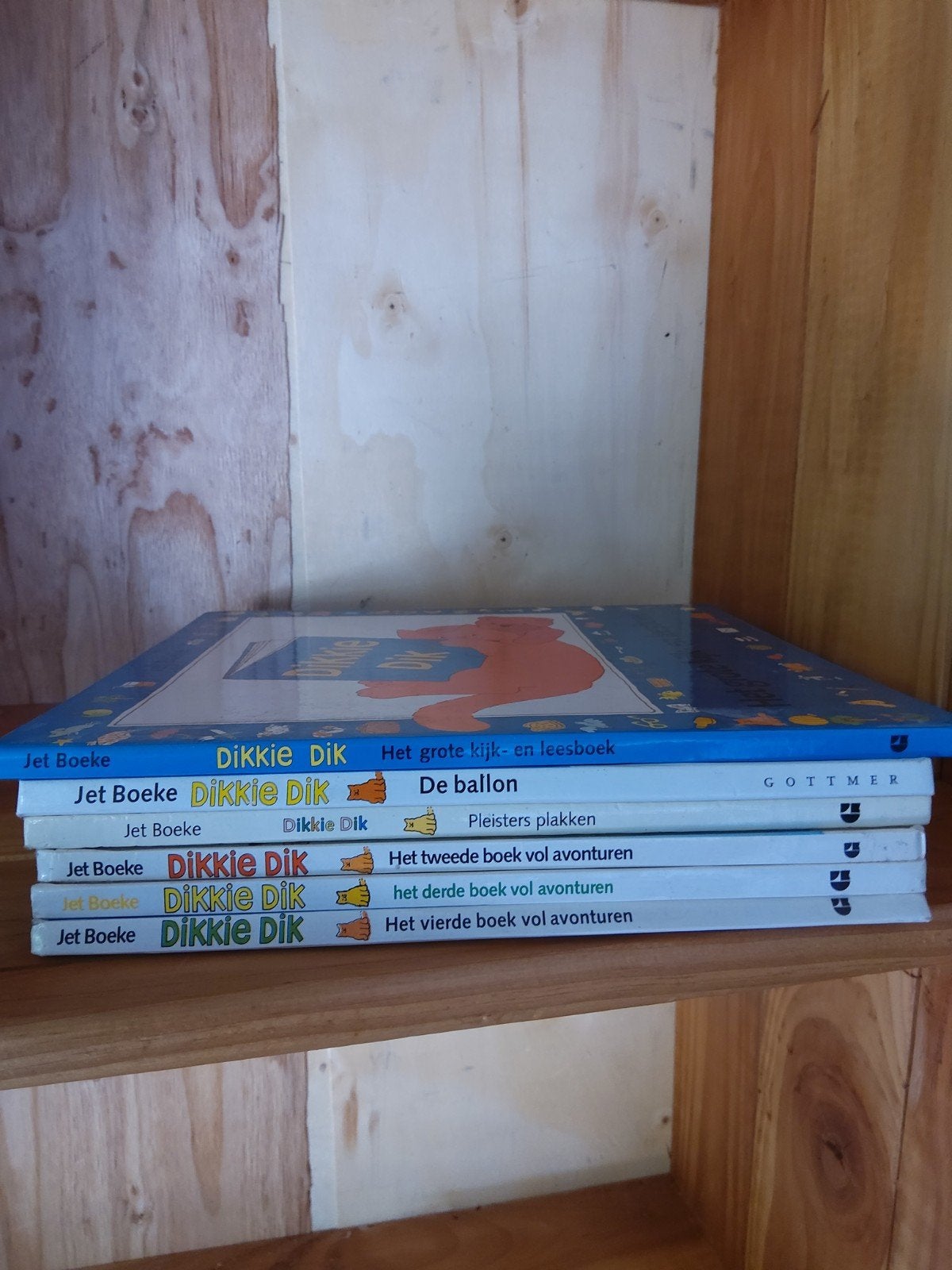 6 Dikkie Dik boeken van Jet Boeke, Gelezen, Jongen of Meisje, Ophalen of Verzenden, Voorleesboek