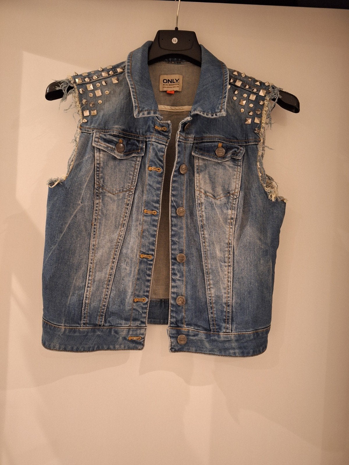 gilet, Ophalen of Verzenden, Zo goed als nieuw, Maat 36 (S), Blauw