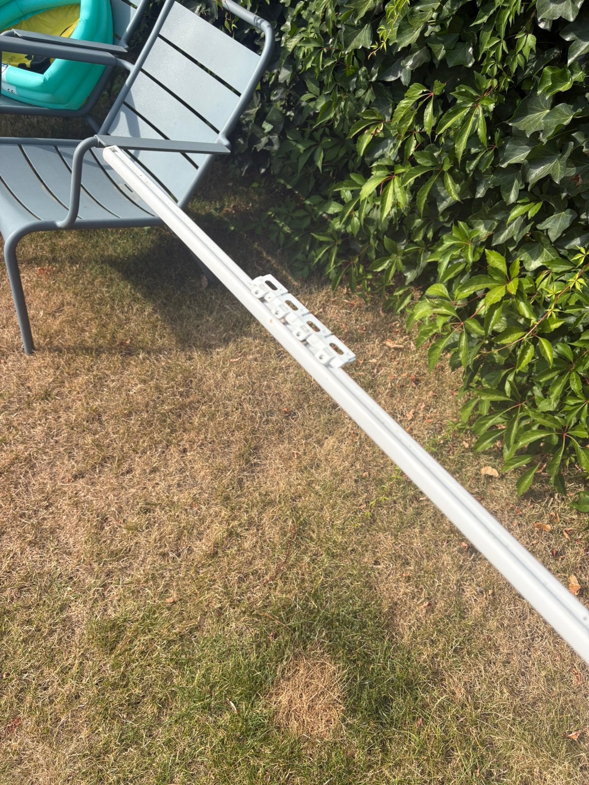 Mooie witte gordijn reel 485,5 cm, Ophalen, Zo goed als nieuw