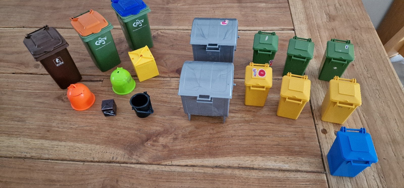 Bruder kliko's vuilcontainers, Ophalen of Verzenden, Gebruikt