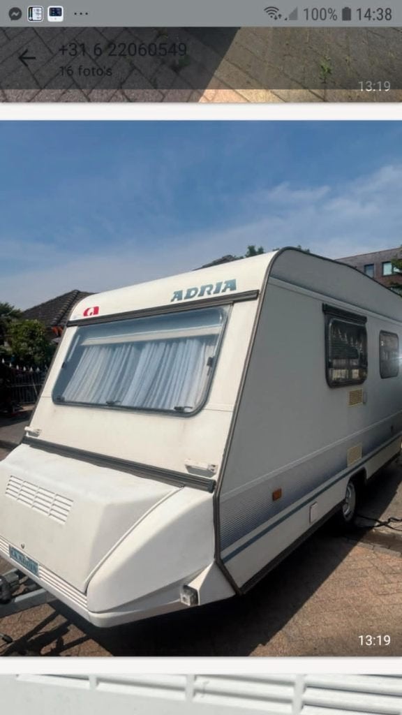 adria 4 pers goede staat, 2 aparte bedden, Rondzit, Bedrijf, Schokbreker