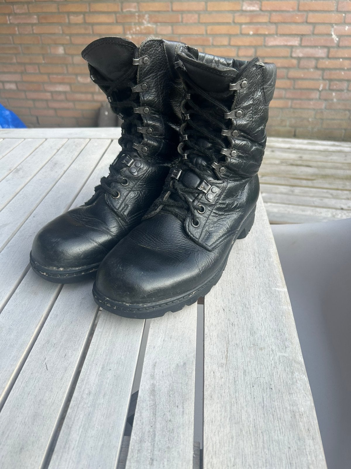 Orginele legerkisten maat 43,5 (275m), Ophalen of Verzenden, Landmacht, Nederland, Kleding of Schoenen