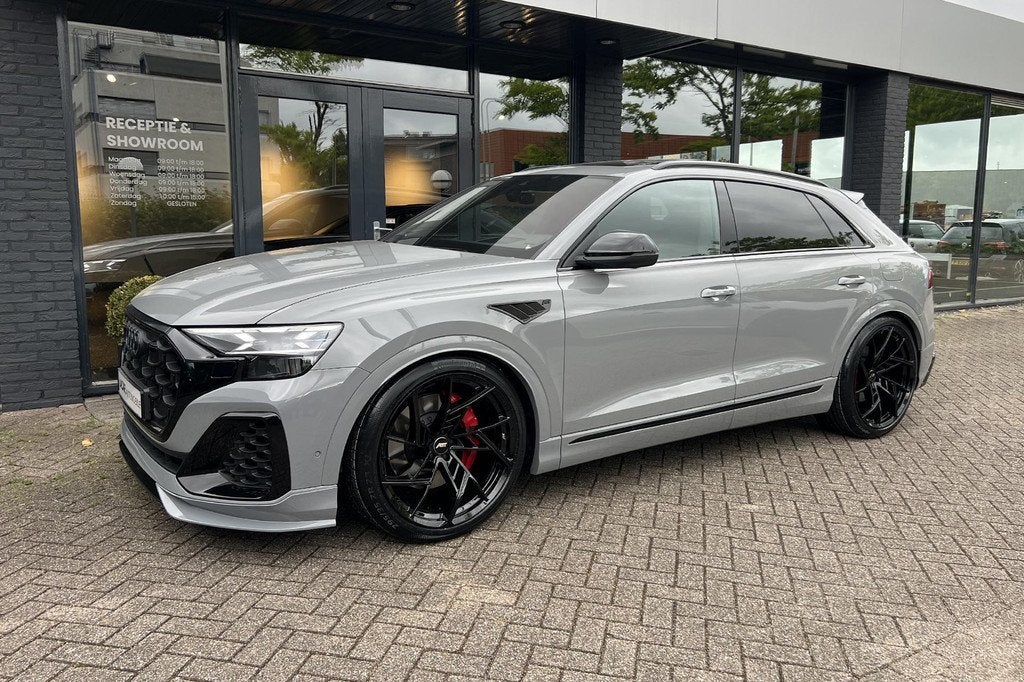Audi Q8 60 TFSIe ABT Aero I B&O Adv. I ABT Legacy I 5j gar, Auto's, Audi, Automaat, Gebruikt, Zwart, 2995 cc