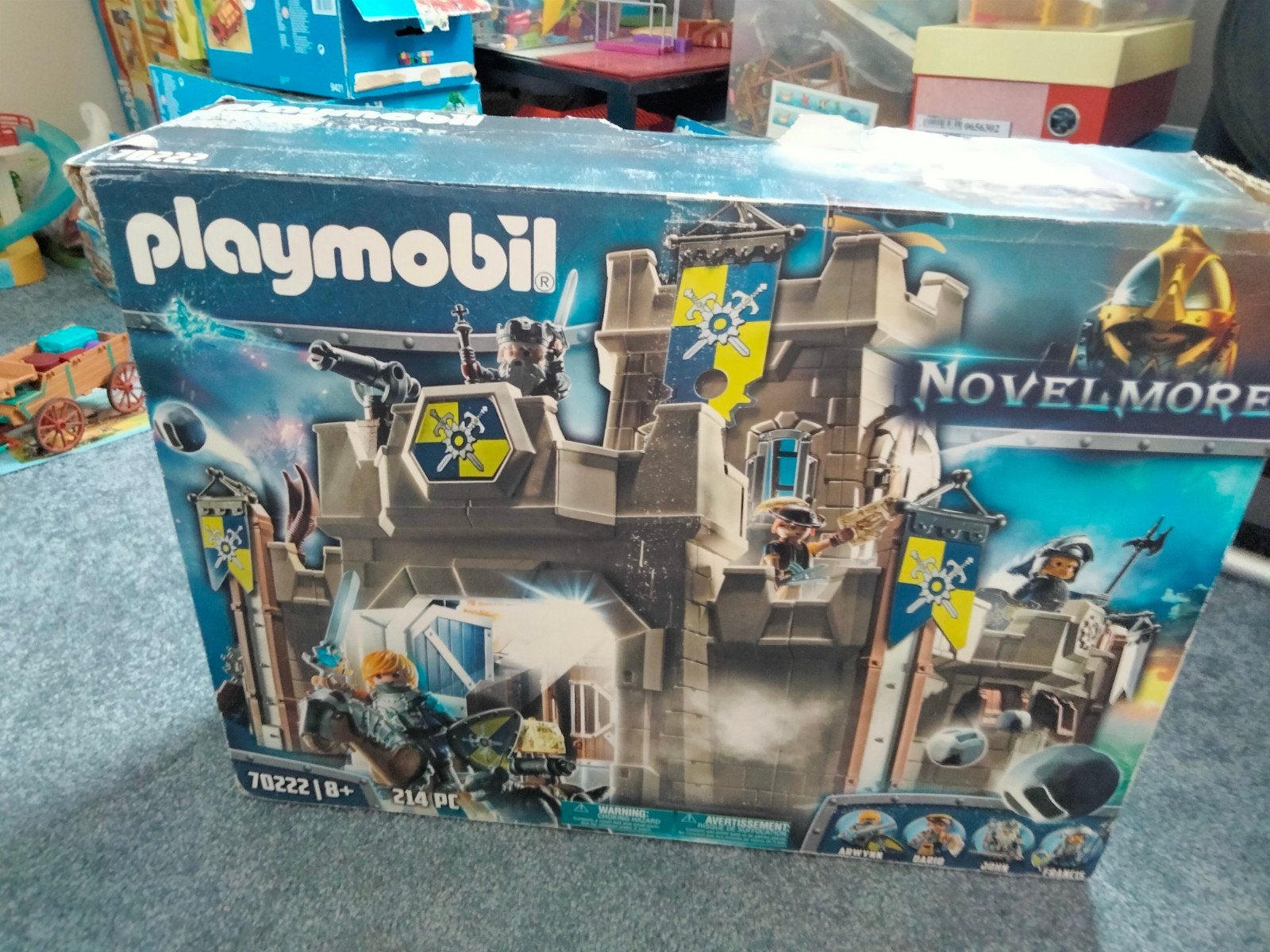 Zeer mooie Novelmore burcht van Playmobil., Ophalen of Verzenden, Zo goed als nieuw
