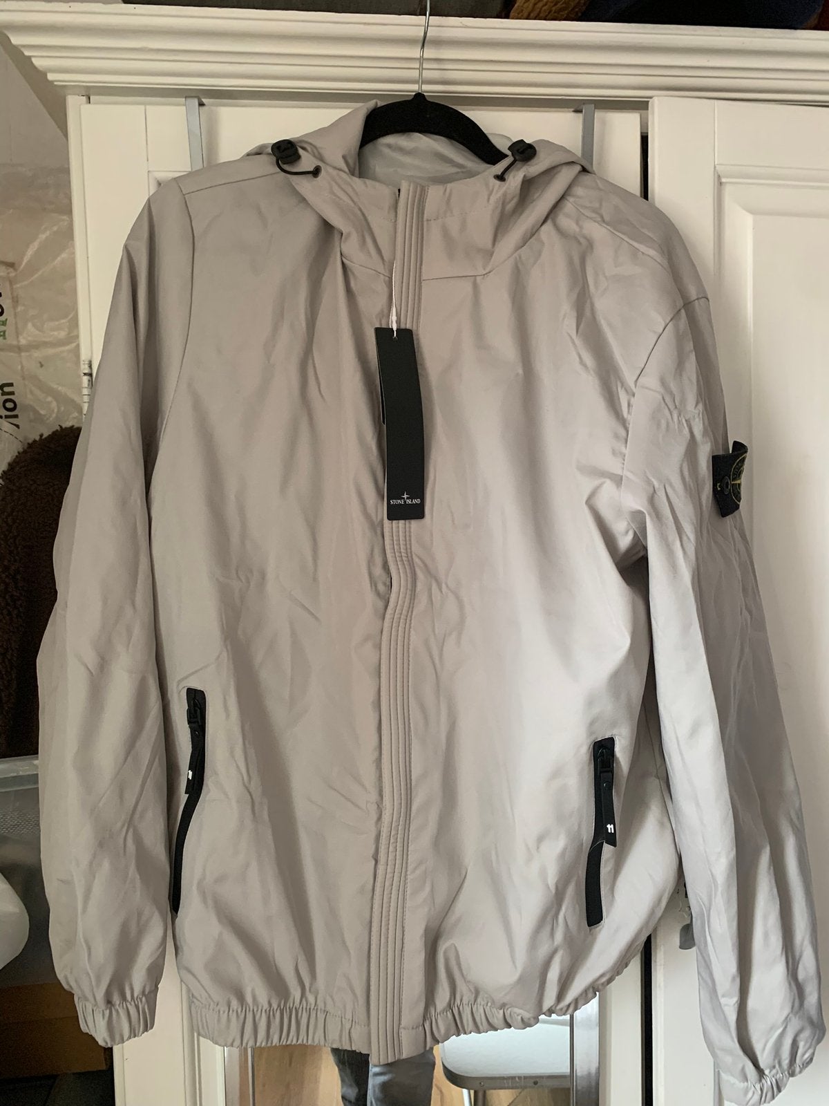 Moncler,Adidas,Puma,,Nike,Stone island,CP Company, Kleding | Heren, Ophalen of Verzenden, Zo goed als nieuw, Maat 56/58 (XL), Grijs