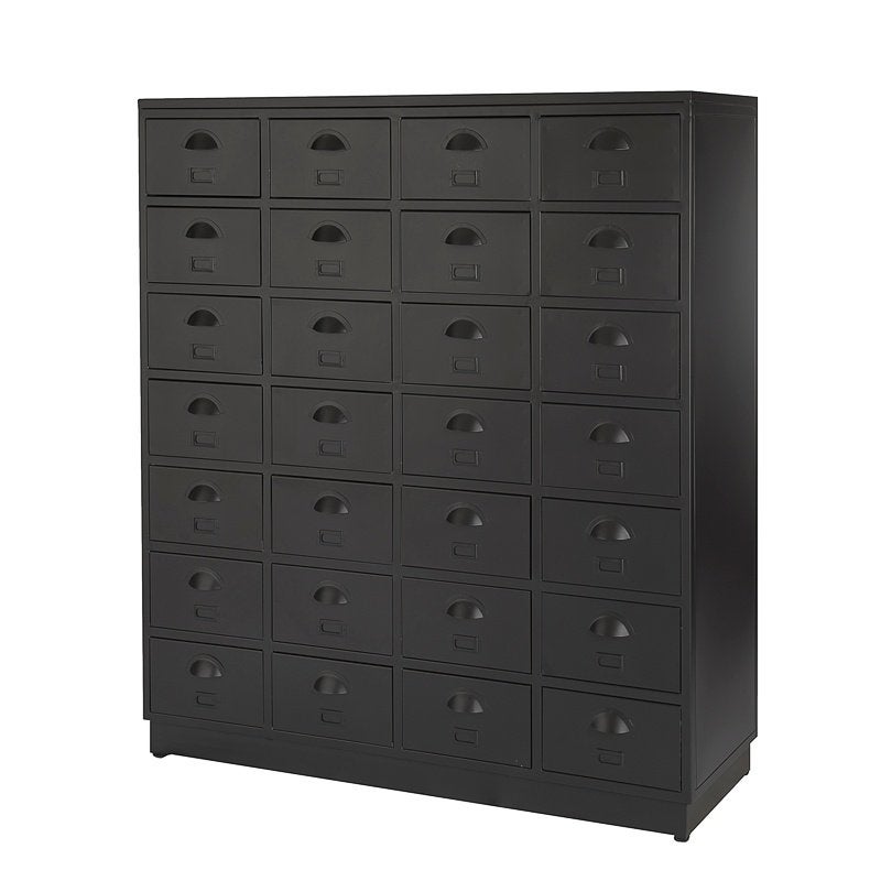 Industriële Ladekast Kast IJzer Ladenkast Refurbished Look, Info@dehanzeherten.nl, 5 laden of meer, 100 tot 150 cm, Nieuw