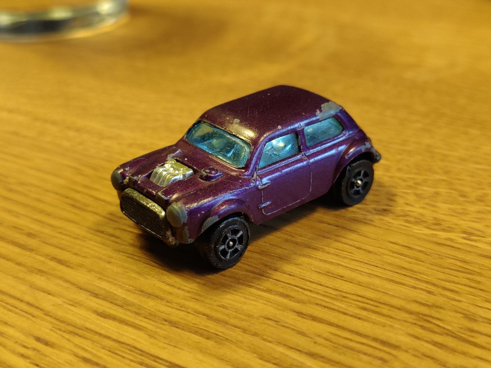 Corgi Juniors Mini Cooper S PAARS, Ophalen of Verzenden, Zo goed als nieuw, Auto