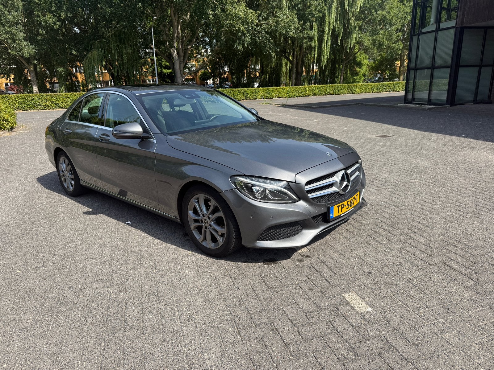 Mercedes C200 Diesel Automaat pano 2017 12.750 euro, Auto's, Bedrijf, Te koop