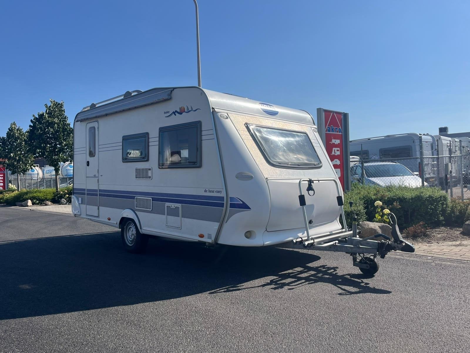 Hobby De Luxe Easy 440 SF | Fietsenrek Voor & Achter | Zaklu, Vast bed, Hobby, Tot en met 2, Bedrijf