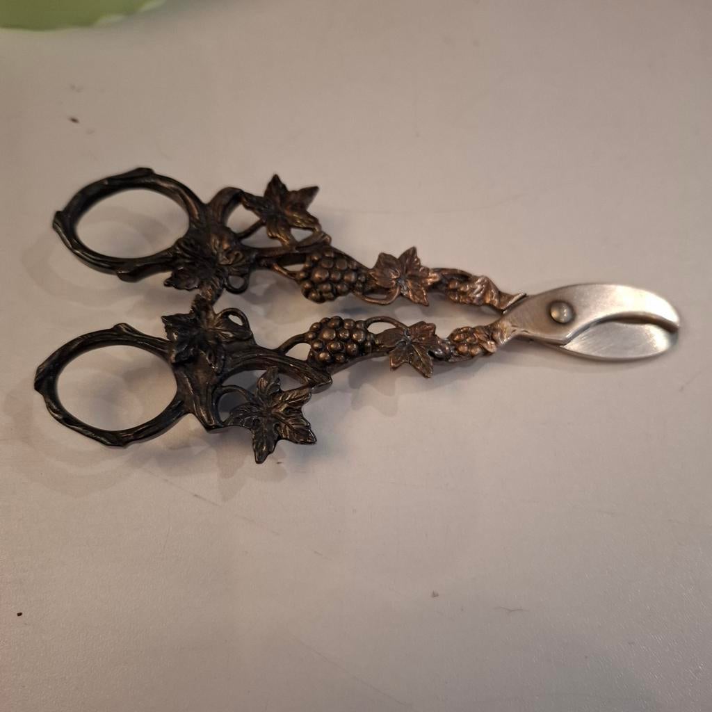 Antieke Zilveren Druivenschaar, Ophalen, Zilver