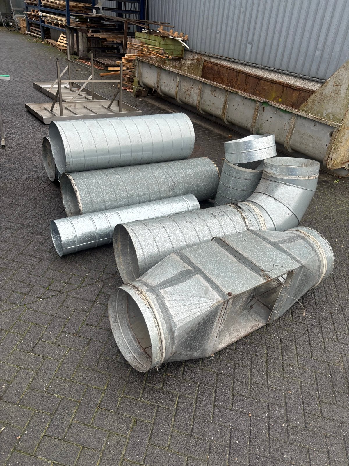 Diverse buizen voor afzuiging en ventilatie, Ophalen of Verzenden, Gebruikt, Ventilator en Afzuiger