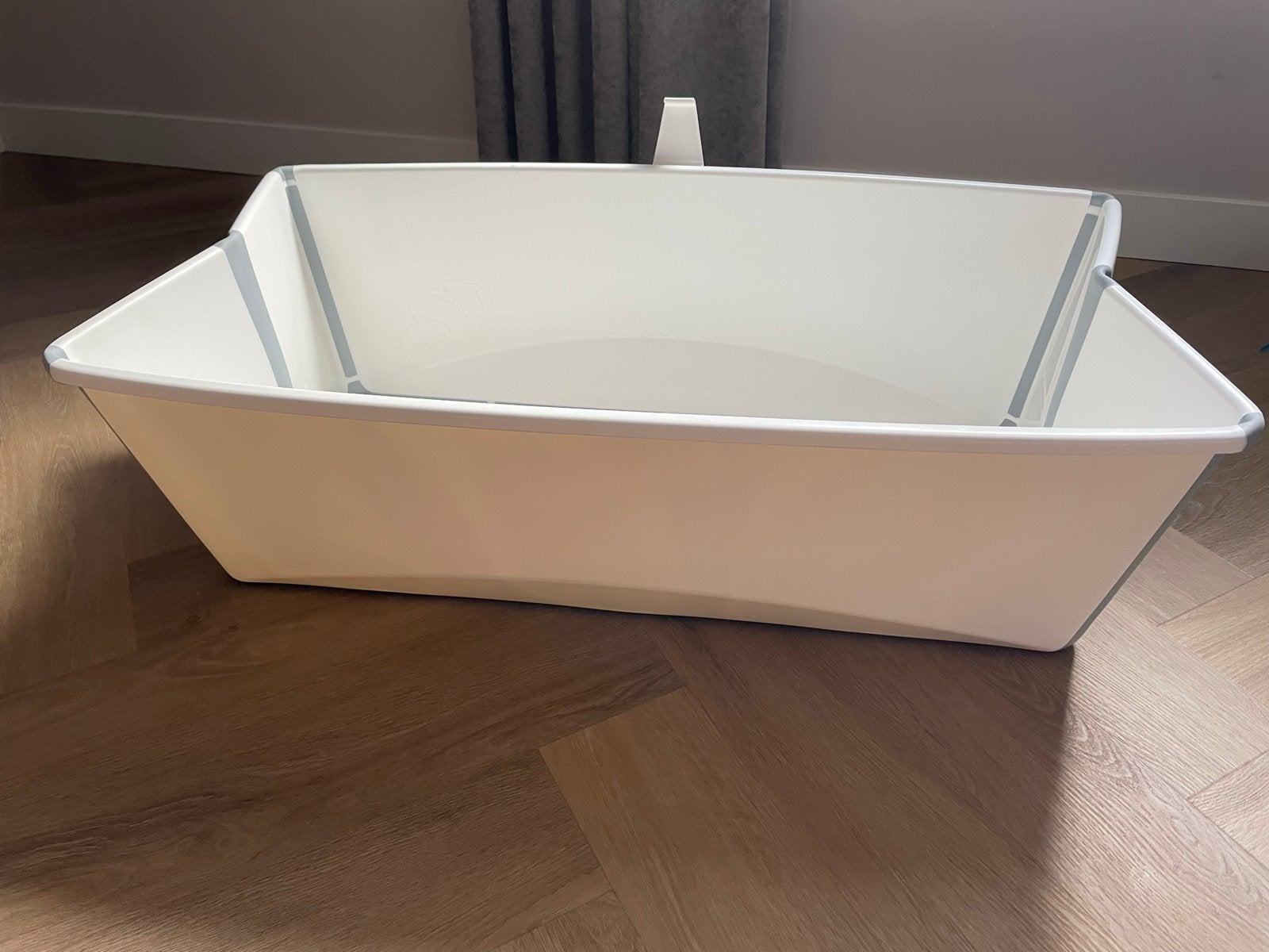 Stokke Flexi Bath XL opvouwbaar babybadje wit, Ophalen of Verzenden, Zo goed als nieuw, Badje, Overige merken