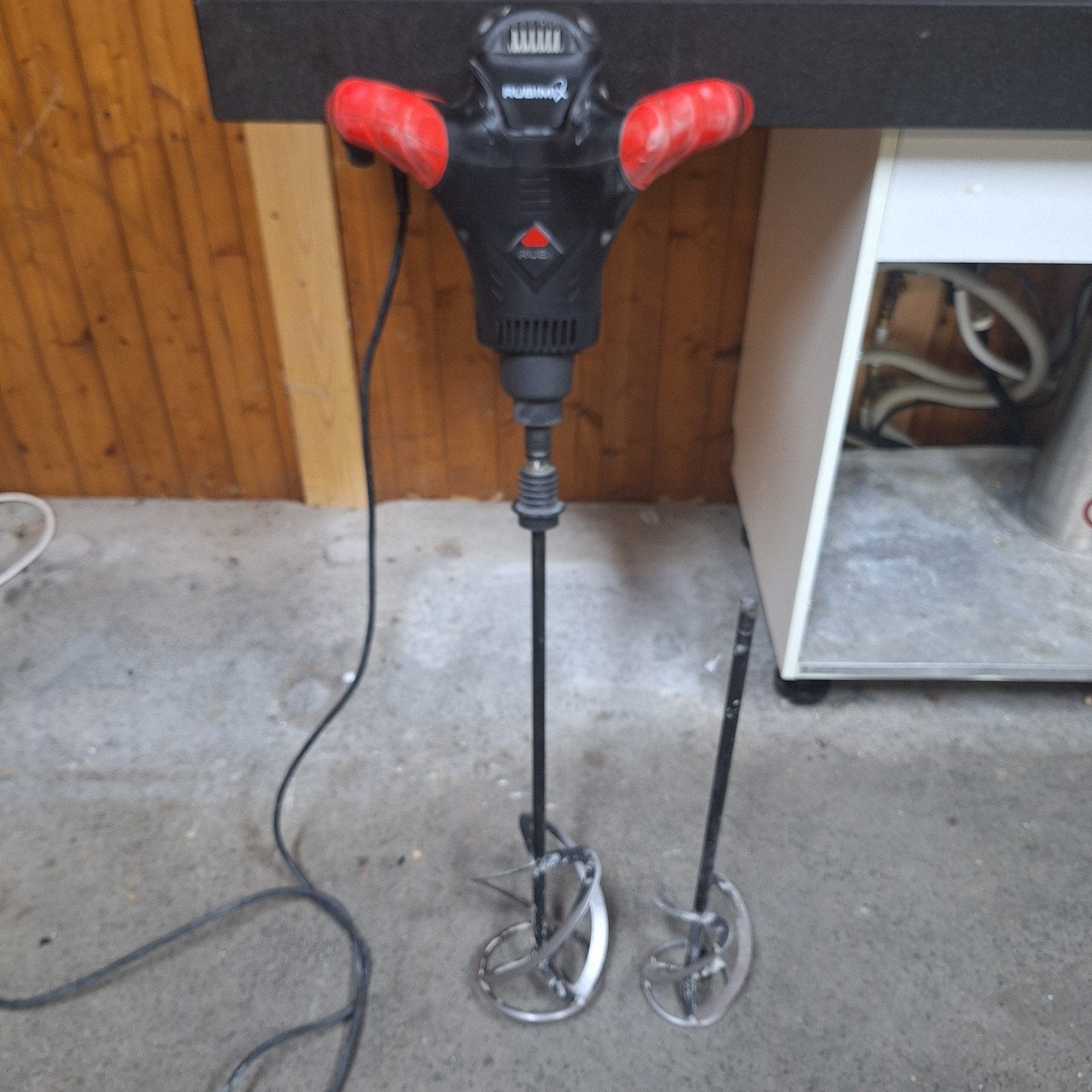 Rubimix-9 Power Max Mengmachine met 2 mengstaven, Ophalen, Gebruikt