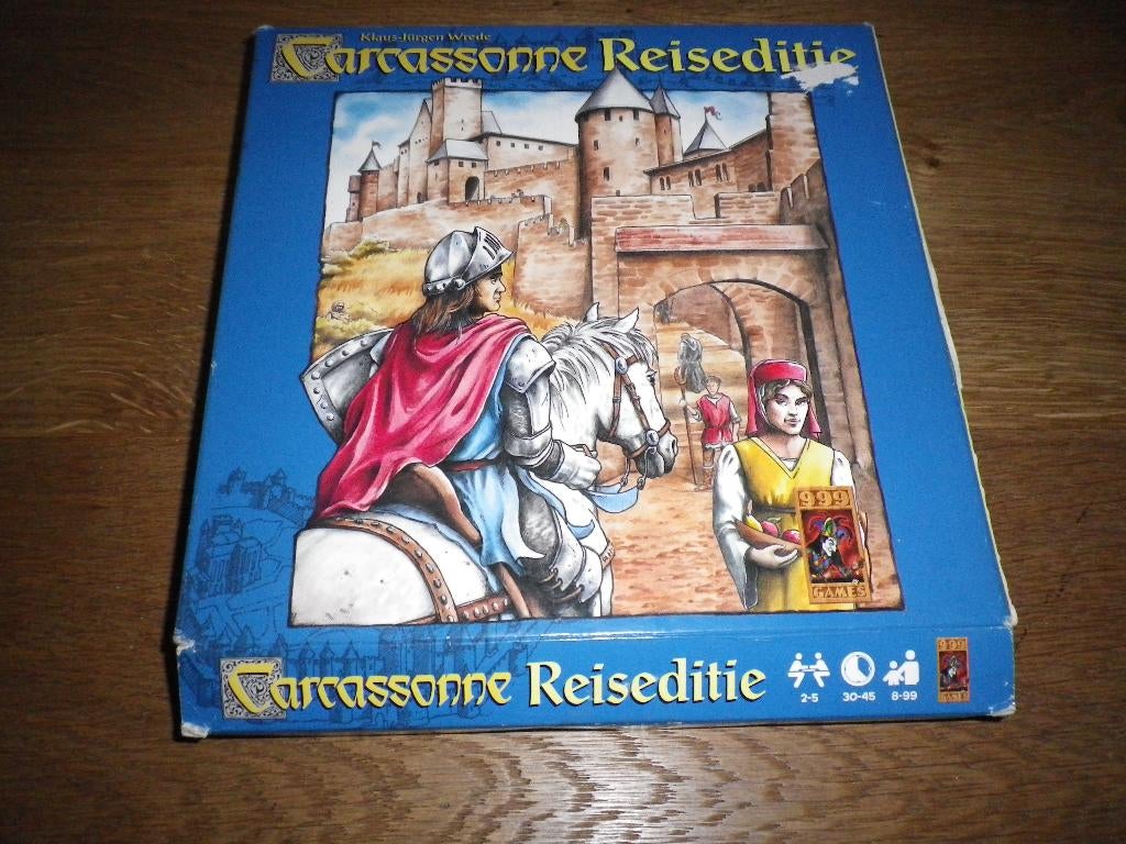Carcassonne reiseditie nieuw in de verpakking, Ophalen of Verzenden, Nieuw, 999 games