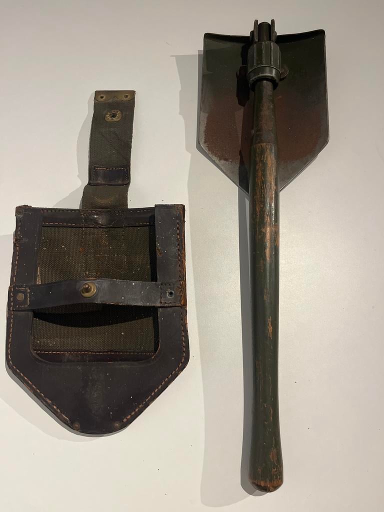Oude veldschep pioniersschep MVD KMD 1957 merk US wood 1946, Ophalen of Verzenden, Amerika