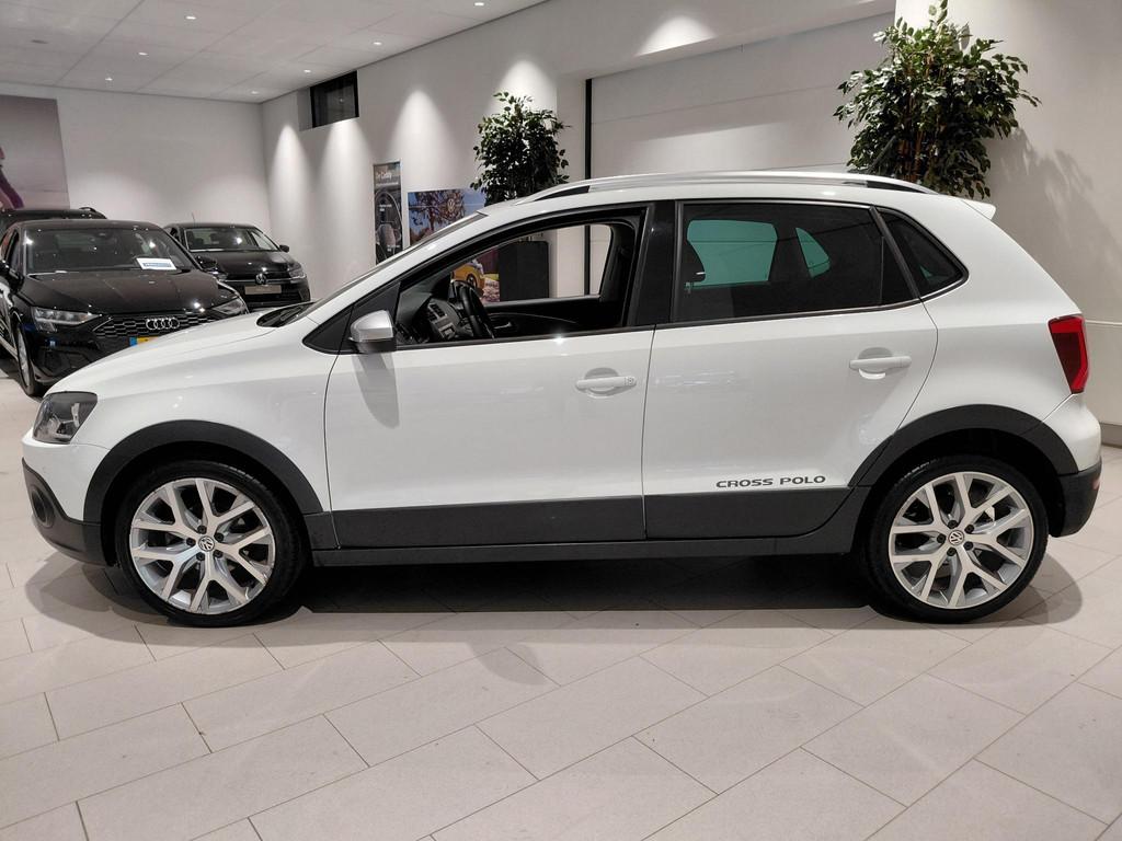 Volkswagen Polo 1.2 TSI Cross, 12 maanden, Stof, Wit, Origineel Nederlands