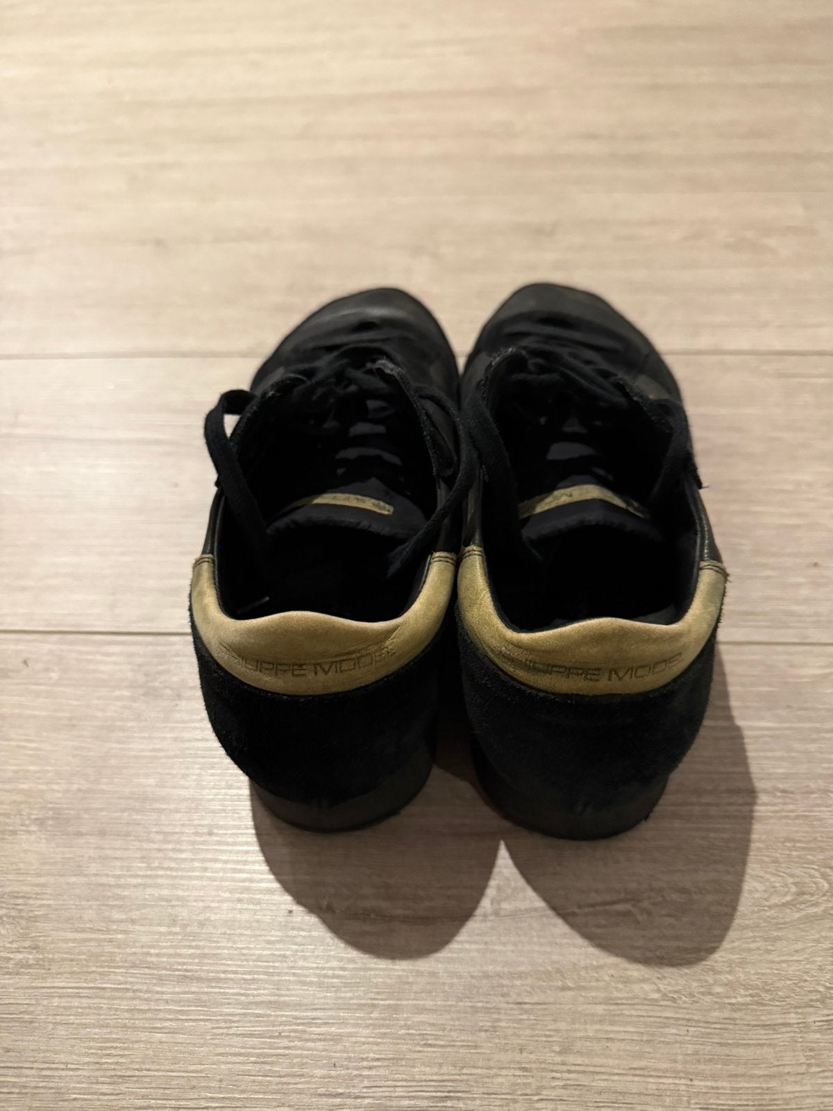 Philippe Model sneakers zwart/goud, Ophalen, Gedragen, Zwart, Sneakers of Gympen