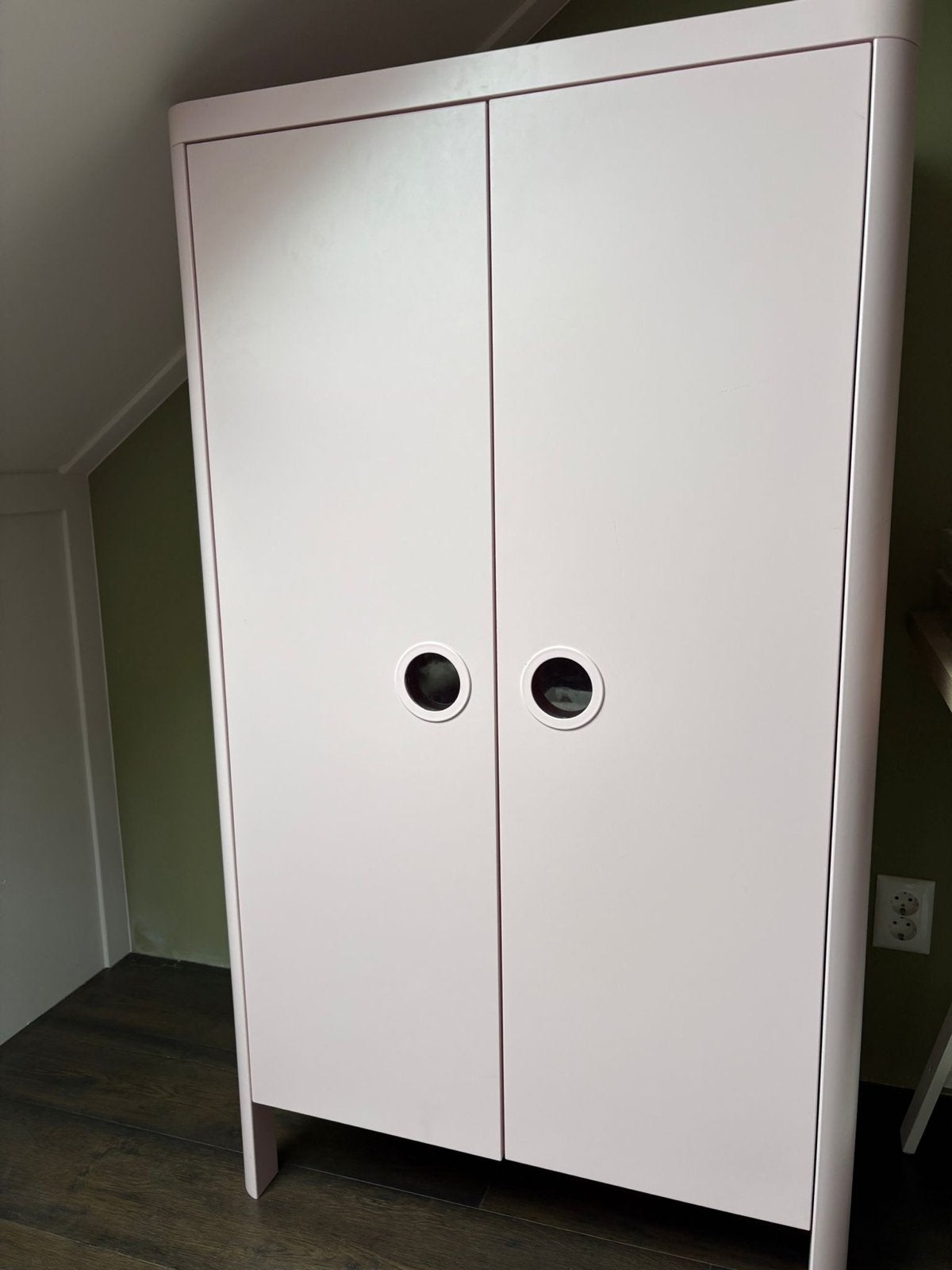 Roze IKEA BUSUNGE kledingkast, Ophalen, Gebruikt, 100 tot 150 cm, 50 tot 100 cm