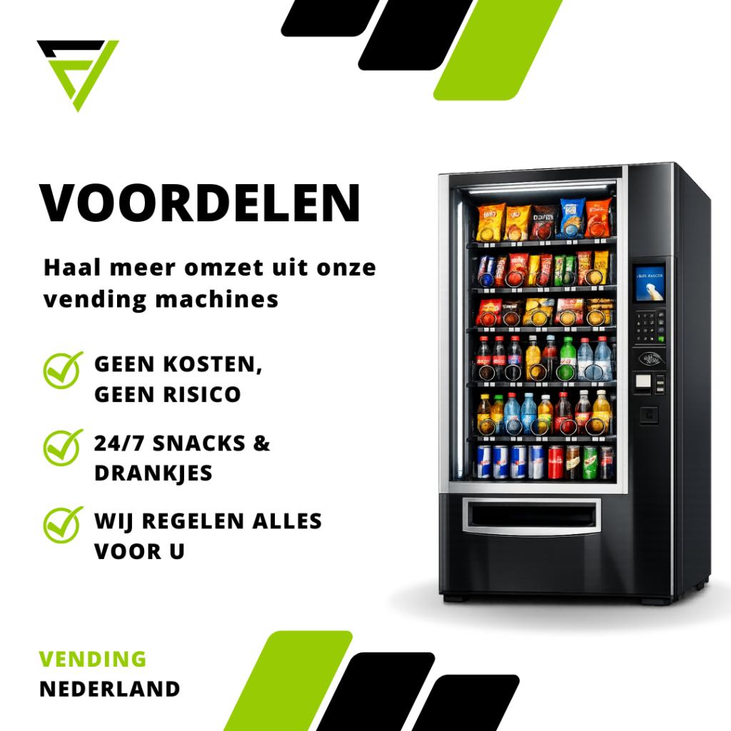 Gratis vending machine op locatie! | VendingNederland, Witgoed en Apparatuur, Verzenden