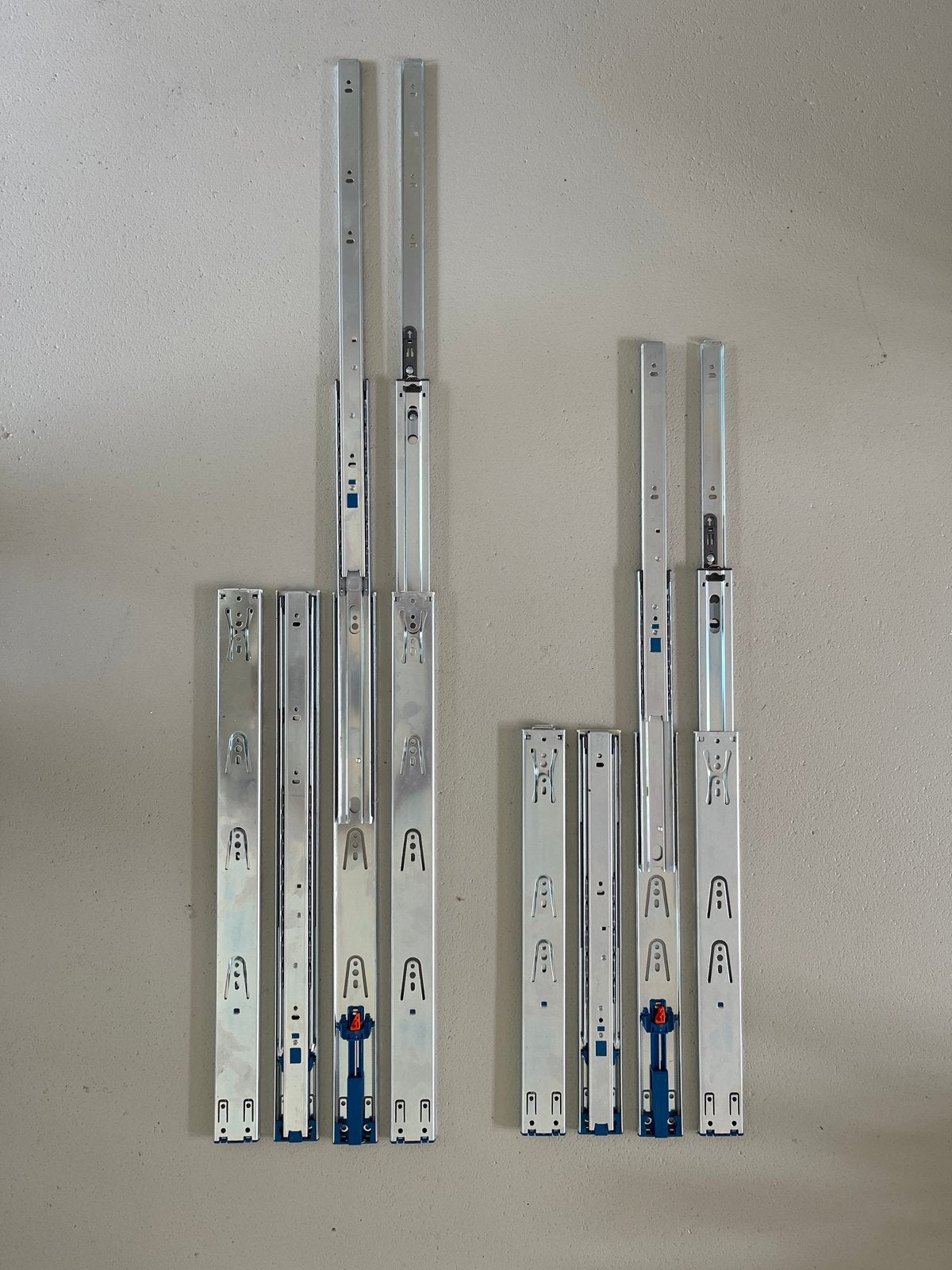 Zware Ladegeleiders - 4 sets van 2 stuks, Minder dan 50 cm, Gebruikt, Ophalen of Verzenden, Minder dan 25 cm