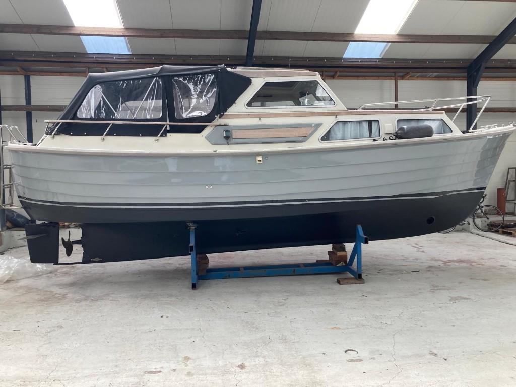 Gerefurbishde Saga 27 met 80 PK Perkins en boegschroef, Gebruikt, Binnenboordmotor, Diesel, Boegschroef