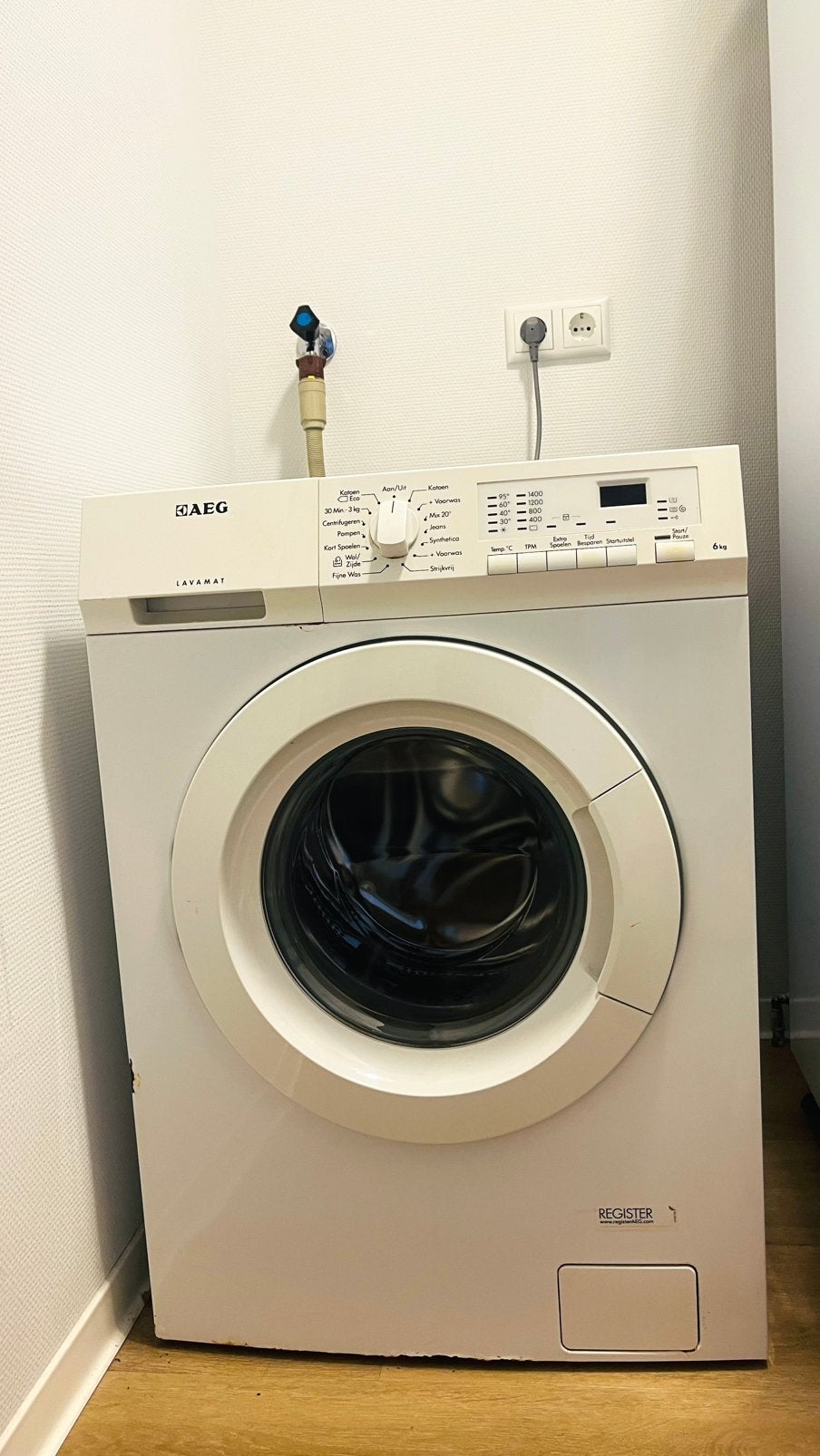AEG Lavamat Washing Machine (6kg), Ophalen, Gebruikt, Voorlader, 85 tot 90 cm