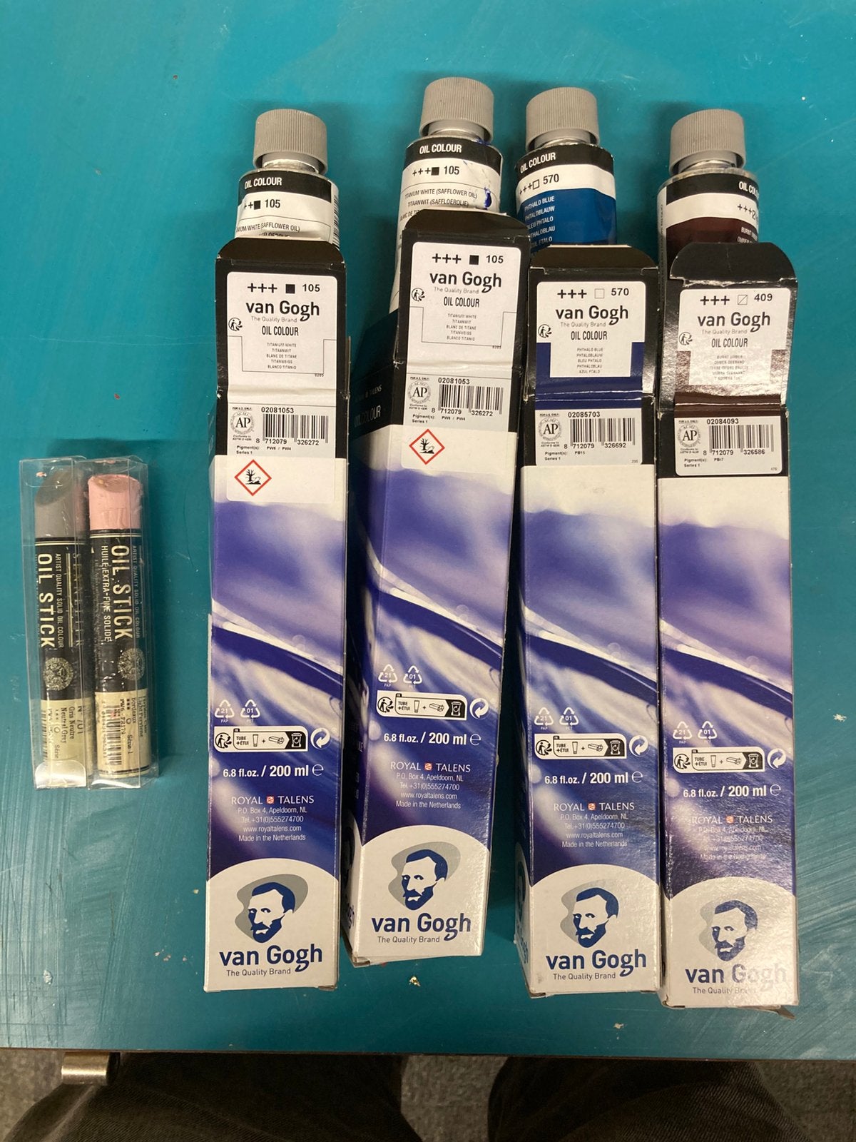 Olieverf Van Gogh, Talens, winsor&newton, Hobby en Vrije tijd, Schilderen, Ophalen, Zo goed als nieuw, Olieverf