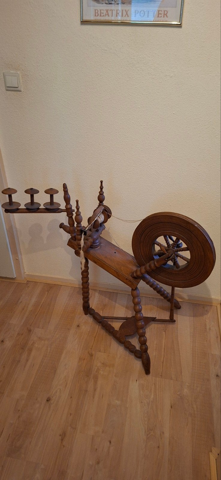 Goed werkend spinnewiel, Ophalen of Verzenden, Spinnewiel