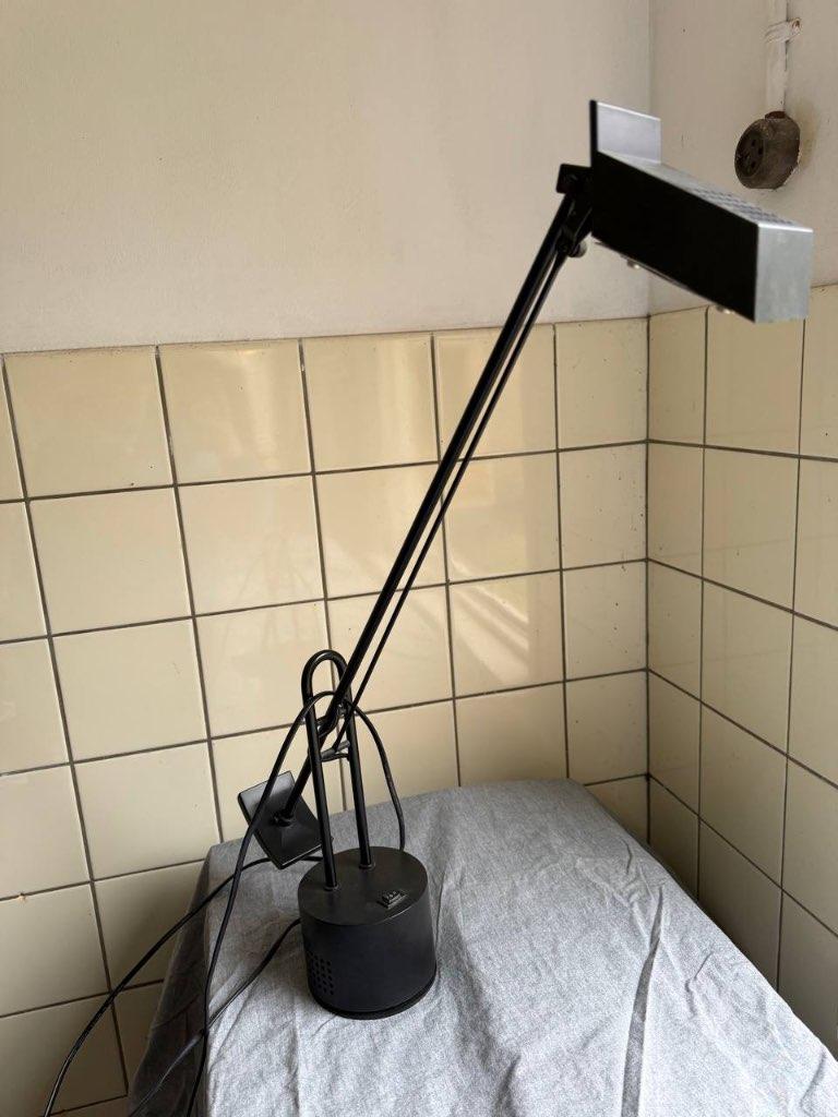 Moderne zwarte bureaulamp / design lamp, Ophalen of Verzenden, Zo goed als nieuw