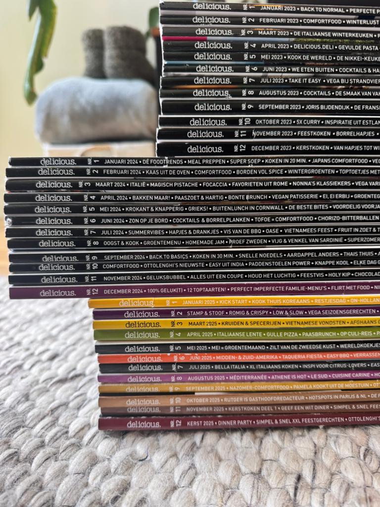 Delicious jaargang 2023-2024-2025 en specials, Boeken, Ophalen of Verzenden, Zo goed als nieuw, Wetenschap en Natuur