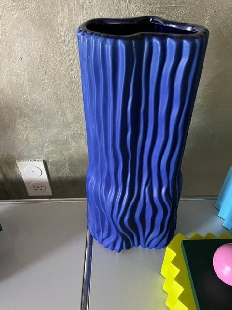 Prachtige Deens design Broste vaas Copenhagen, Ophalen, Overige kleuren, Aardewerk of Porselein, Zo goed als nieuw