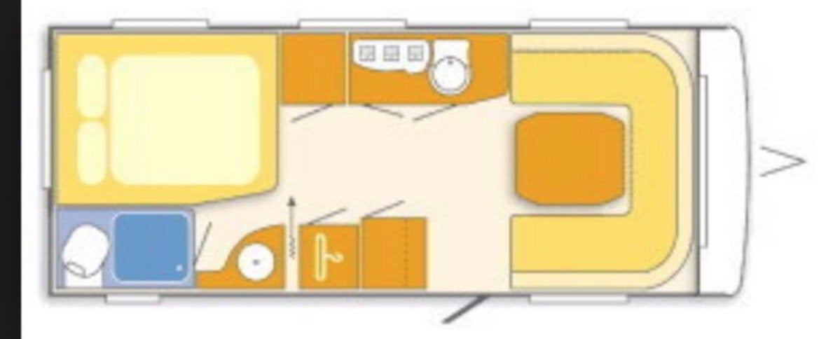 Caravan Knaus Sudwind., Caravans en Kamperen, Caravans, Rondzit, Particulier, Knaus, Douche