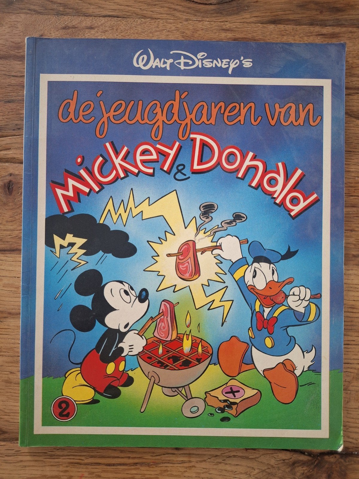 Walt Disney's De Jeugdjaren van Mickey & Donald uit 1986, Boeken, Eén stripboek, Ophalen of Verzenden, Gelezen, Walt Disney