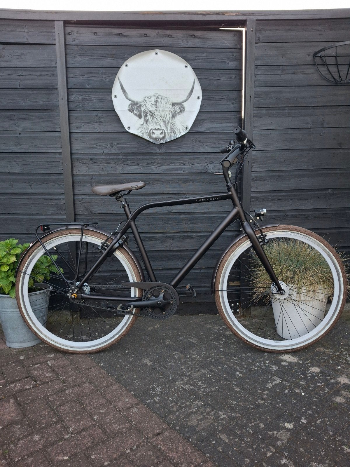 Cortina Mozzo ND8 herenfiets jongensfiets 28 inch H56 ZGAN, Fietsen en Brommers, Fietsen | Jongens, Velgrem, Versnellingen, Zo goed als nieuw