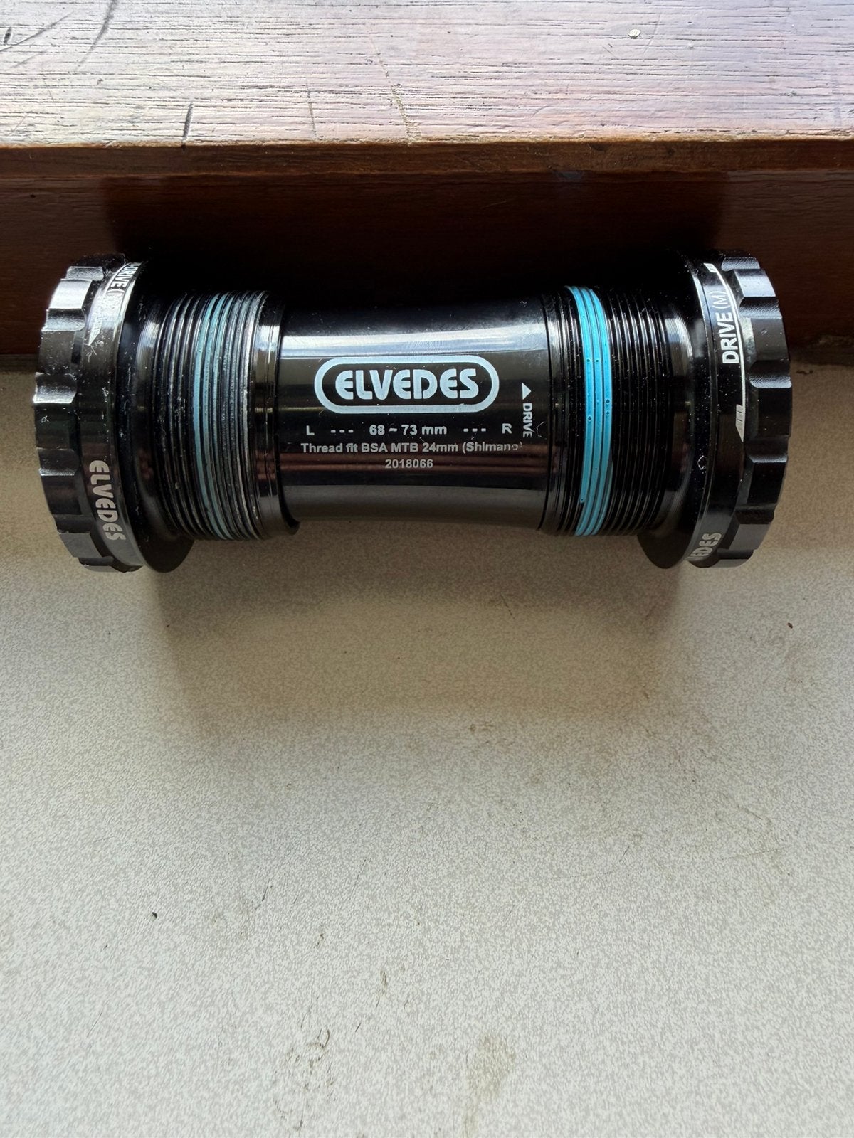 Elvedes trapas Shimano Kunststof/staal 68-73 Mm Zwart 24 Mm, Fietsen en Brommers, Fietsonderdelen, Ophalen of Verzenden, Zo goed als nieuw