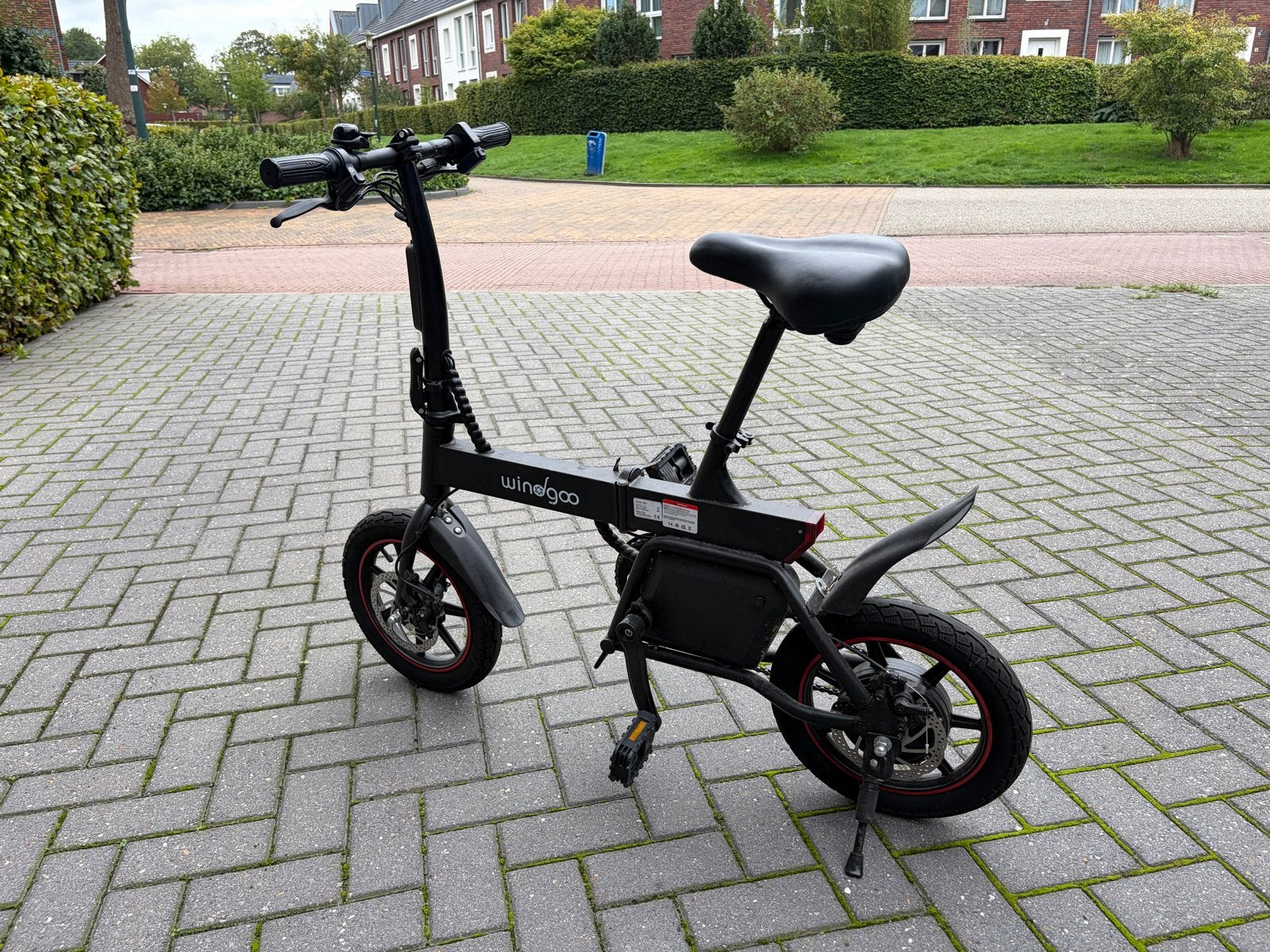 Windgoo opvouwbare elektrische fiets, Overige merken, Gebruikt, 14 tot 16 inch, Versnellingen