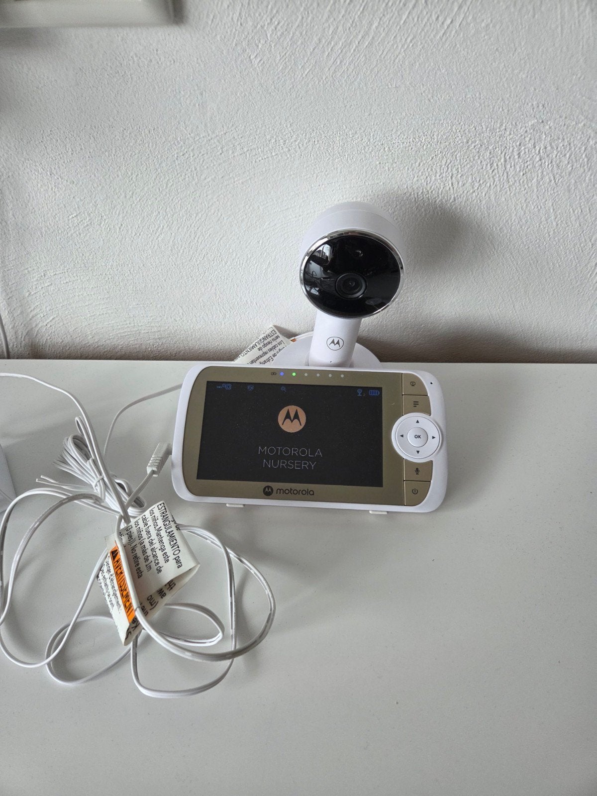 Motorola Nursery Babyfoon met Camera, Kinderen en Baby's, Babyfoons, Ophalen of Verzenden, Zo goed als nieuw, 250 meter of meer