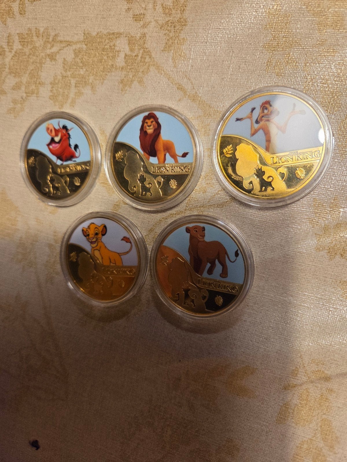 De Leeuwenkoning Munten Collectie - Disney, Verzamelen, Disney, Ophalen of Verzenden