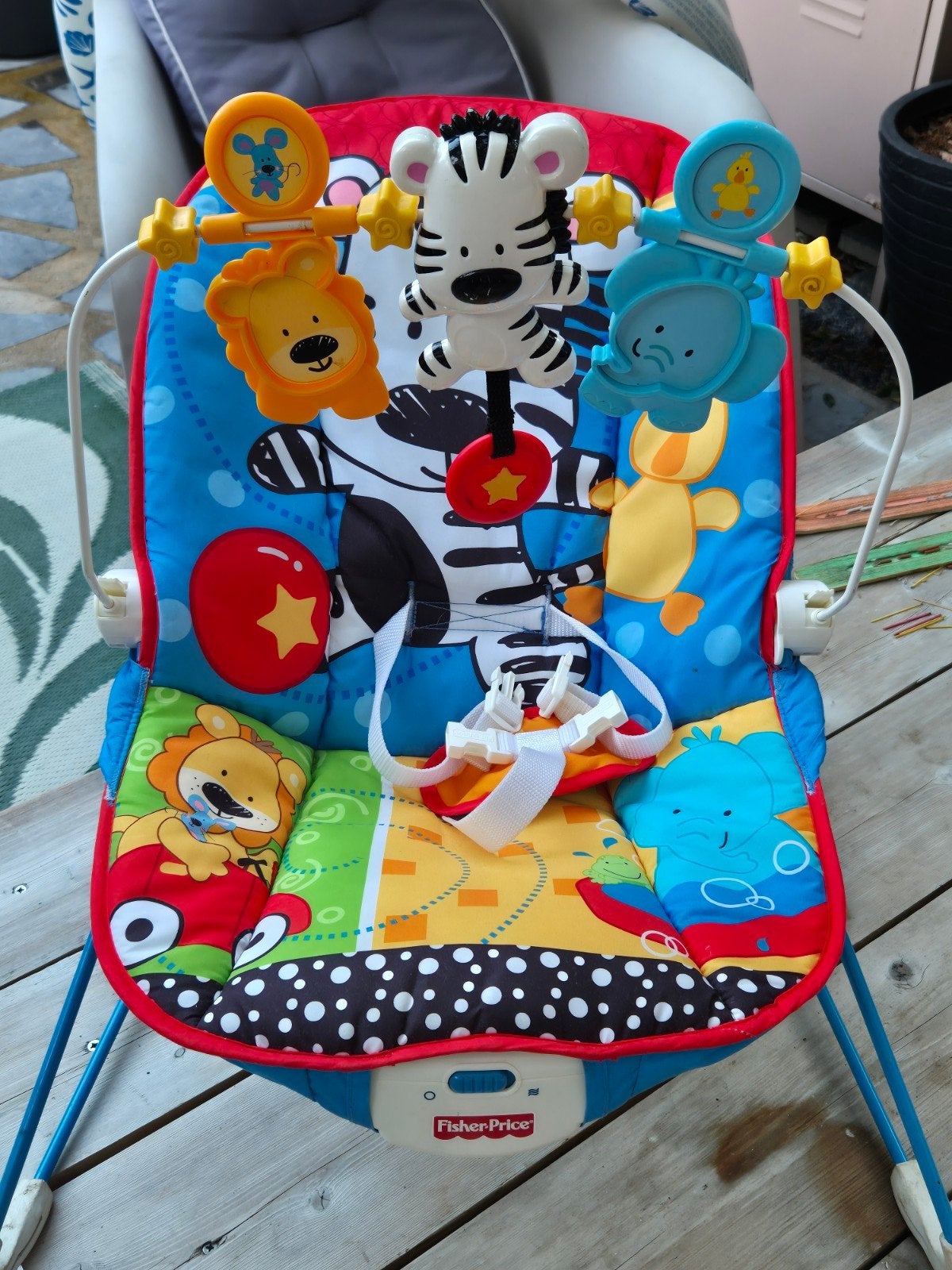 Fisher-Price Wipstoel met Automatische Schudfunctie, Ophalen, Zo goed als nieuw, Overige typen