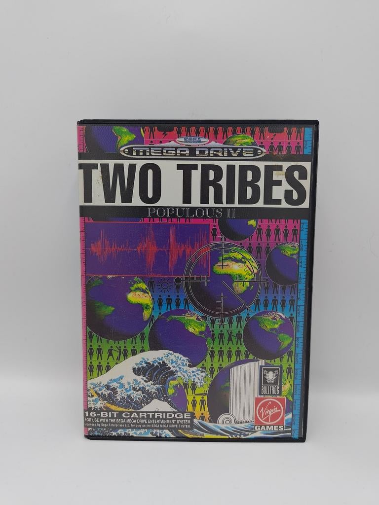 Two Tribes: Populous 2 CIB PAL Sega Mega Drive, Gebruikt, 1 speler, Ophalen of Verzenden, Strategie en Constructie