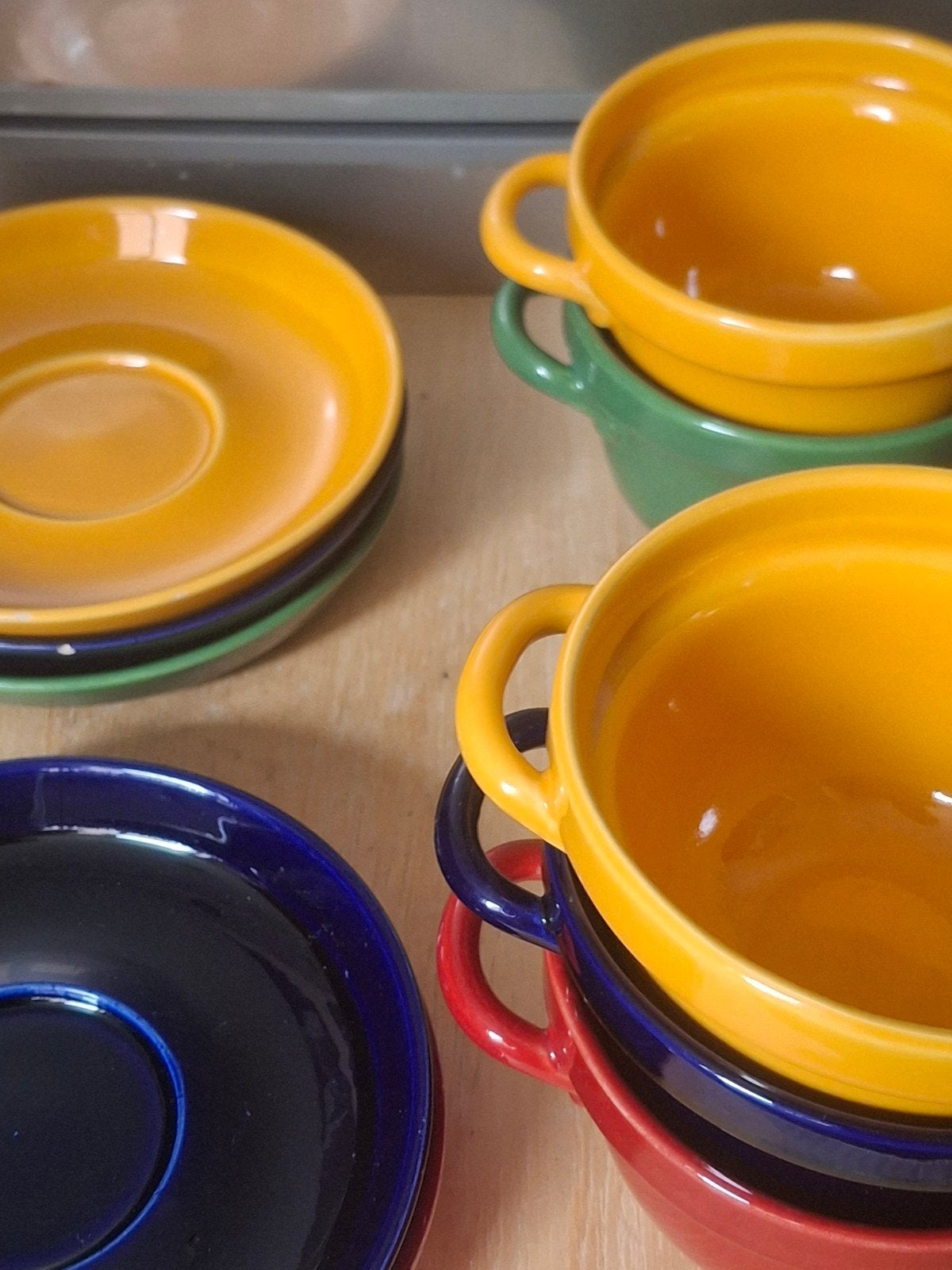 5 stuks Potterie de Driehoek Huizen soepkommen, Antiek en Kunst, Ophalen of Verzenden