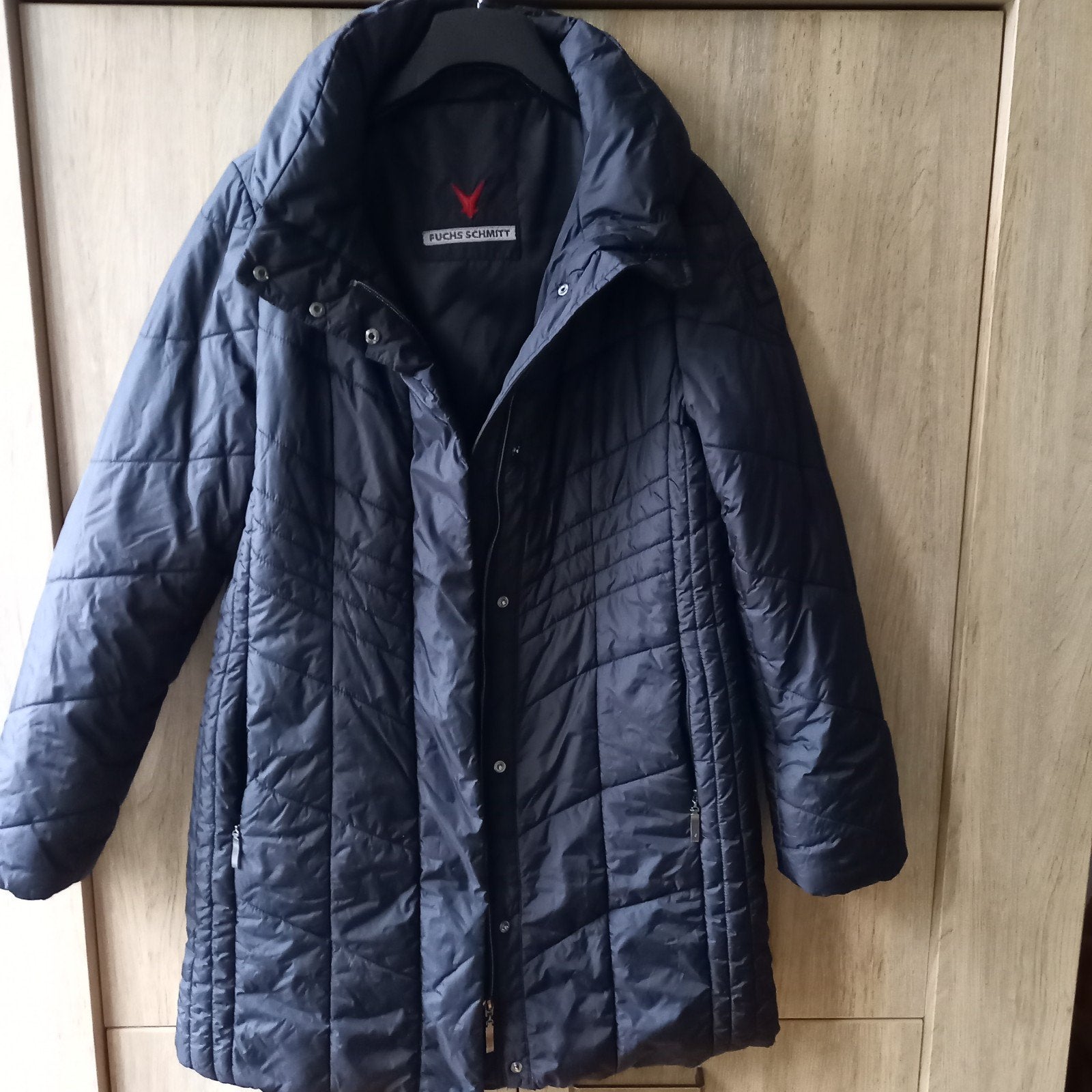 Fuchs Schmitt gewatteerde jas - Maat 42/44 (L), Kleding | Dames, Zwart, Maat 42/44 (L), Ophalen of Verzenden, Zo goed als nieuw