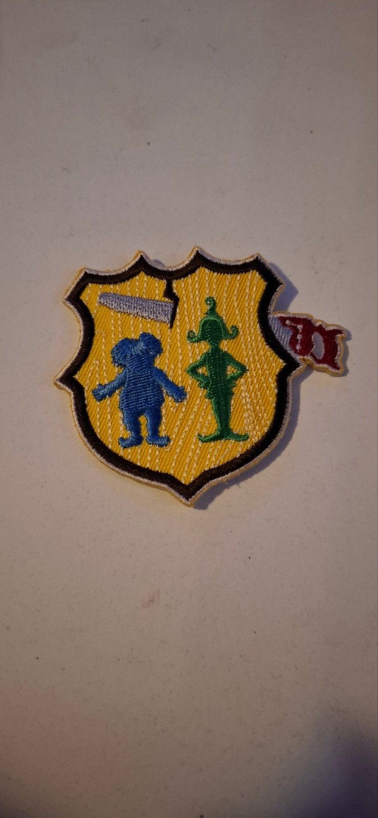 max en moritz patch, Ophalen, Zo goed als nieuw, Button of Speldje