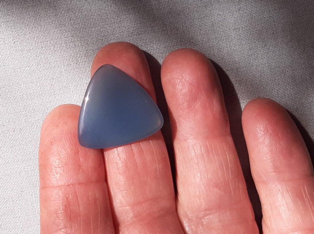 plectrum van blauwe agaat, Ophalen of Verzenden, Nieuw, Klassieke of Spaanse gitaar